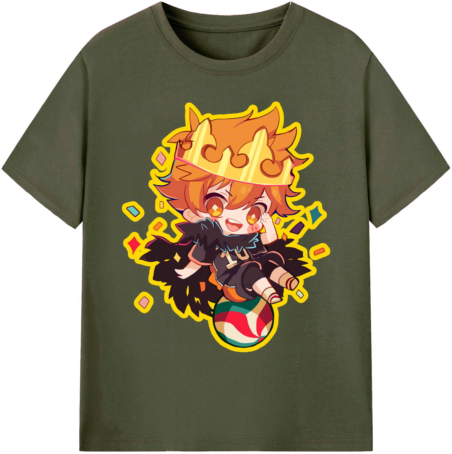 （画像用） ハイキュー!! Haikyu!! 綿100％ メンズ半袖Tシャツ｜肌触りやわらか＆通気性